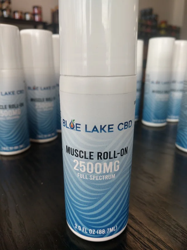 Extra Strength CBD Muscle Roll On made in Michigan by Blue Lake CBD