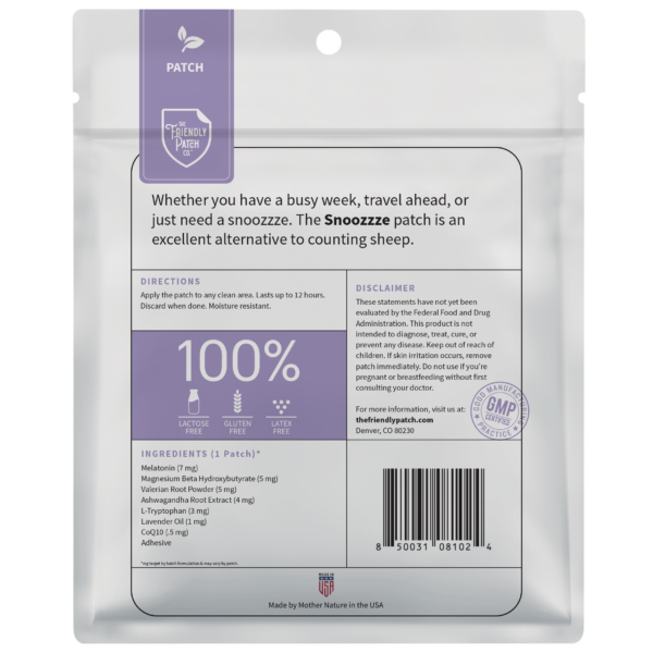 The Friendly Patches Melatonin Sleep Patches